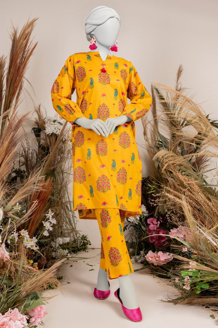 Liminal Yellow Kurti - J. Junaid Jamshed