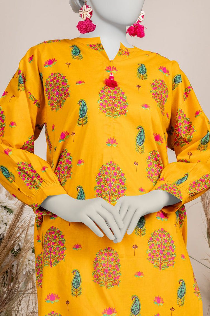 Liminal Yellow Kurti - J. Junaid Jamshed