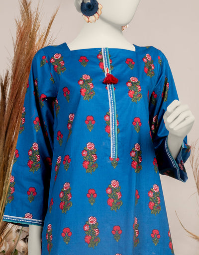 Liminal Blue Kurti - J. Junaid Jamshed