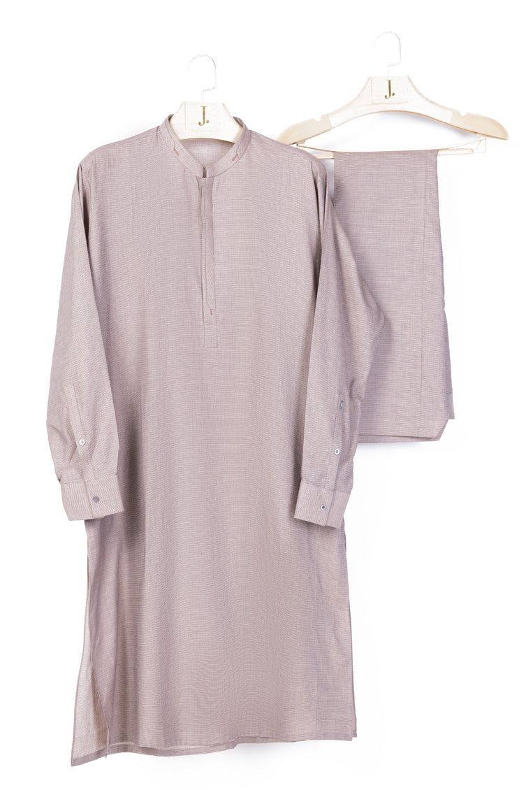 Cotton Brown Shalwar Kameez - J. Junaid Jamshed