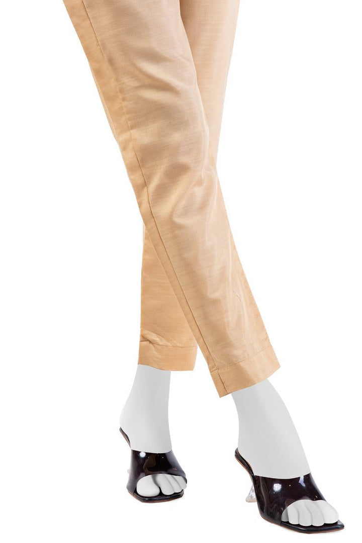 Raw Silk Brown Trouser - J. Junaid Jamshed