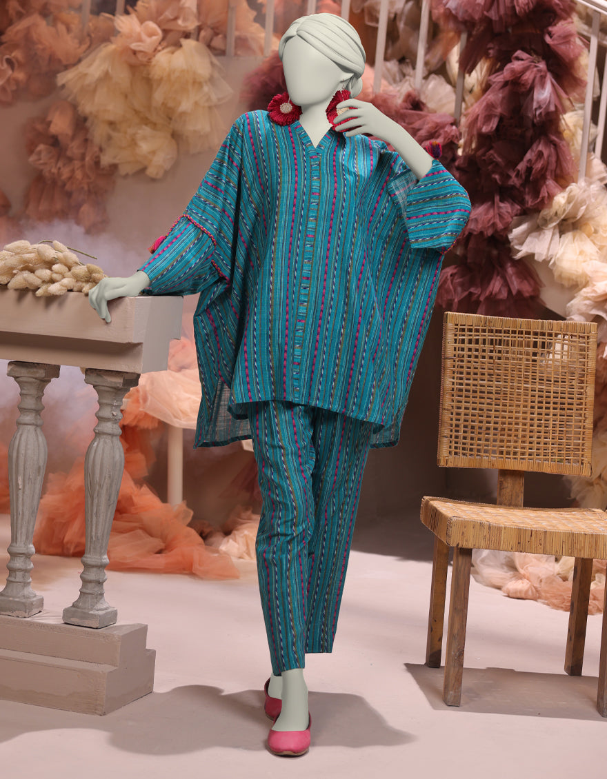 Khaddar Multi Unstitched Suit - J. Junaid Jamshed