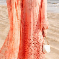 Chikankari Lawn Pink Stitched Suit - Nureh