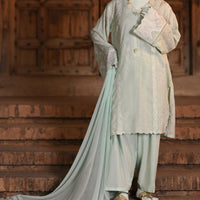 Dobby Green Stitched Suit - J. Junaid Jamshed