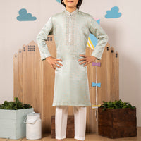Blended Blue Special Kurta - J. Junaid Jamshed