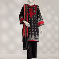 Cambric Multicolor Unstitched Suit - J. Junaid Jamshed