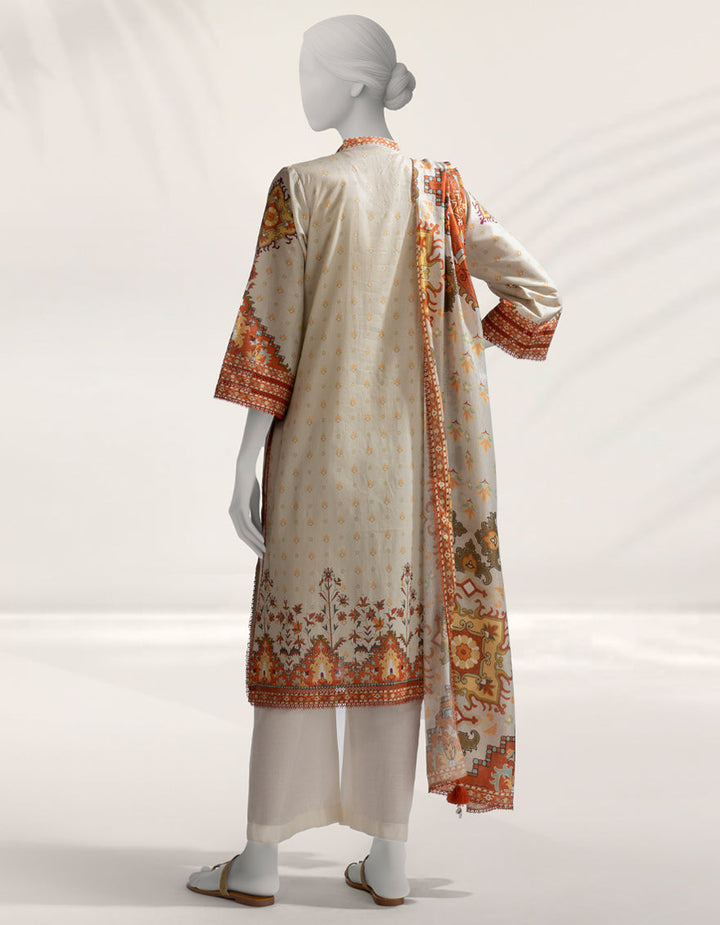 Liminal Multicolor Unstitched Suit - J. Junaid Jamshed