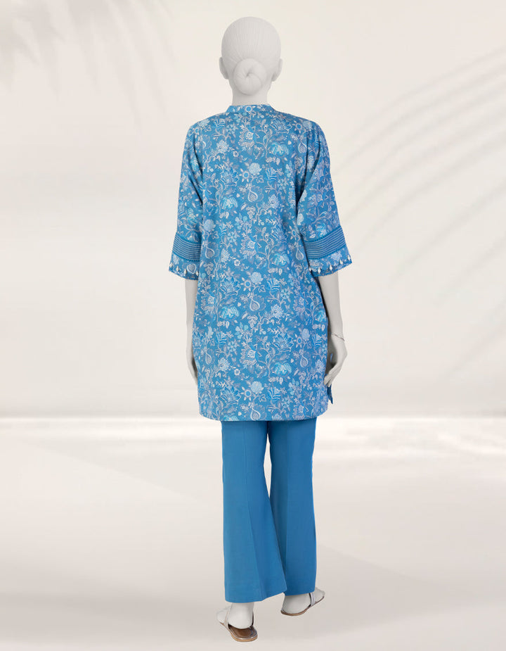 Liminal Blue Unstitched Suit - J. Junaid Jamshed