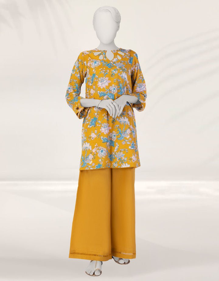 Liminal Yellow Unstitched Suit - J. Junaid Jamshed