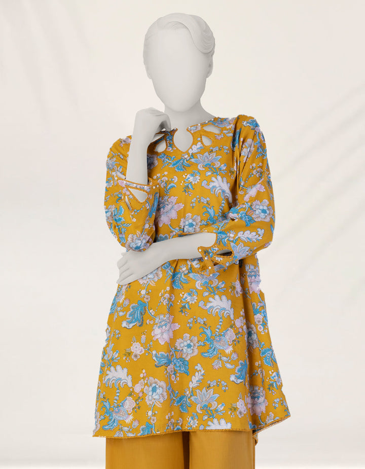 Liminal Yellow Unstitched Suit - J. Junaid Jamshed