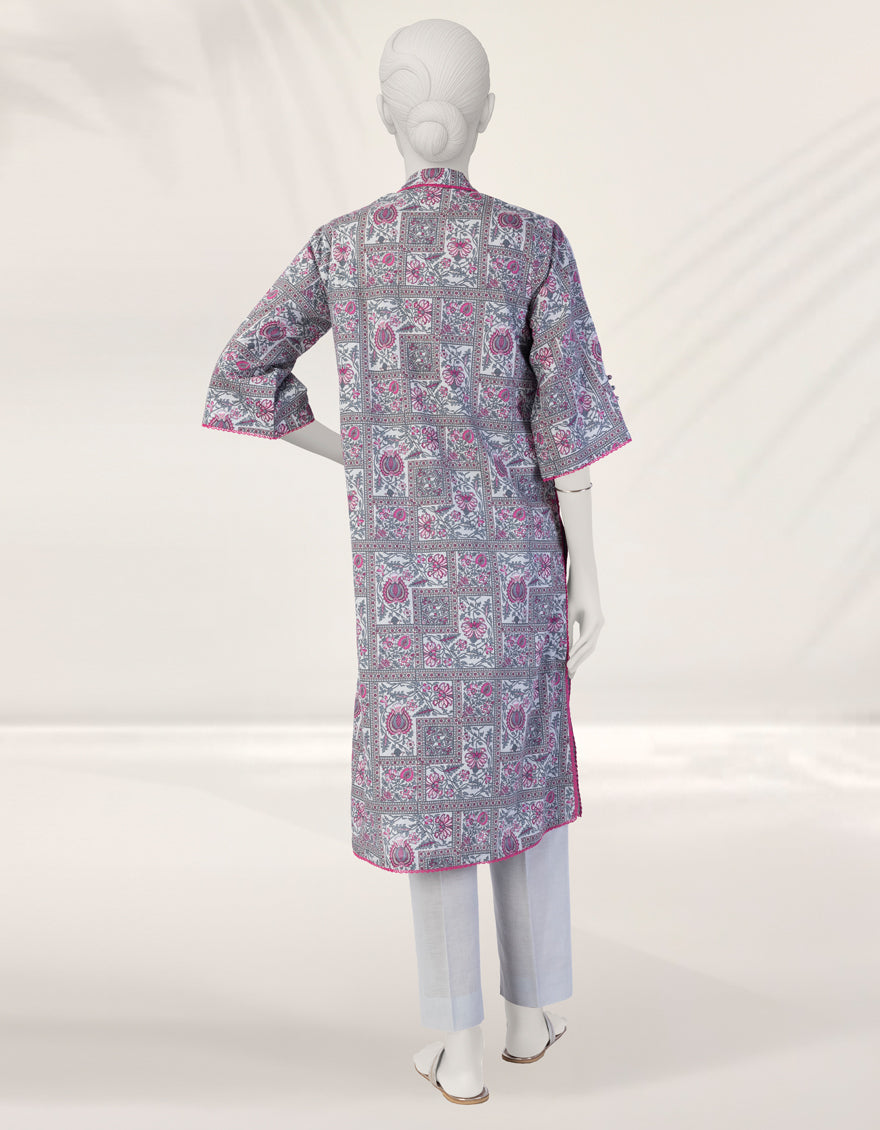 Liminal Multicolor Unstitched Suit - J. Junaid Jamshed