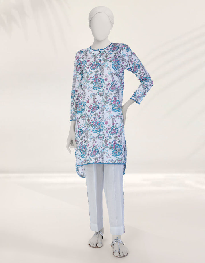 Liminal White Unstitched Suit - J. Junaid Jamshed