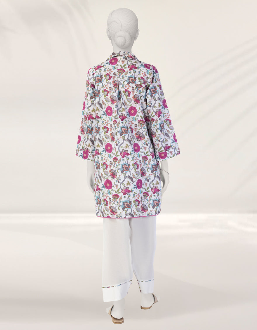 Liminal White Unstitched Suit - J. Junaid Jamshed
