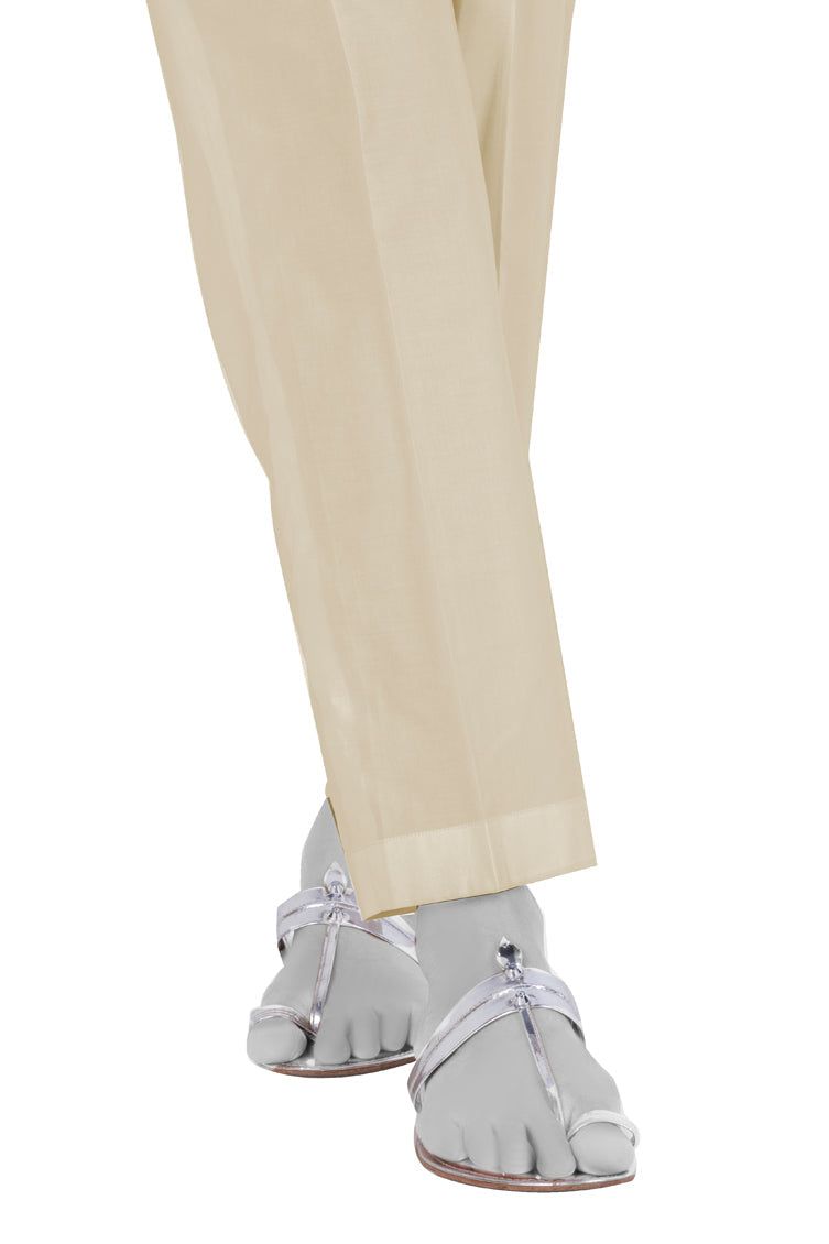 Lawn Brown Trousers - J. Junaid Jamshed