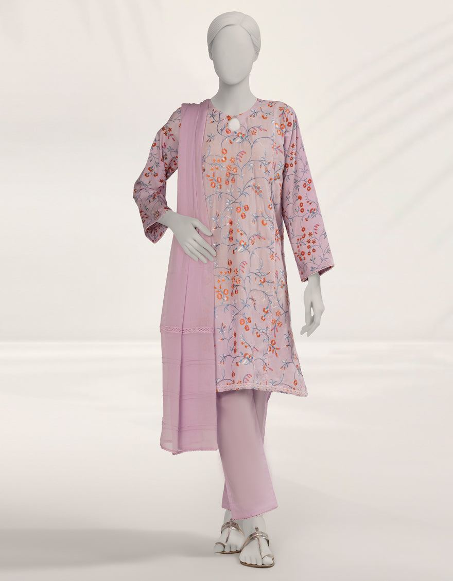Liminal Pink Stitched Suit - J. Junaid Jamshed