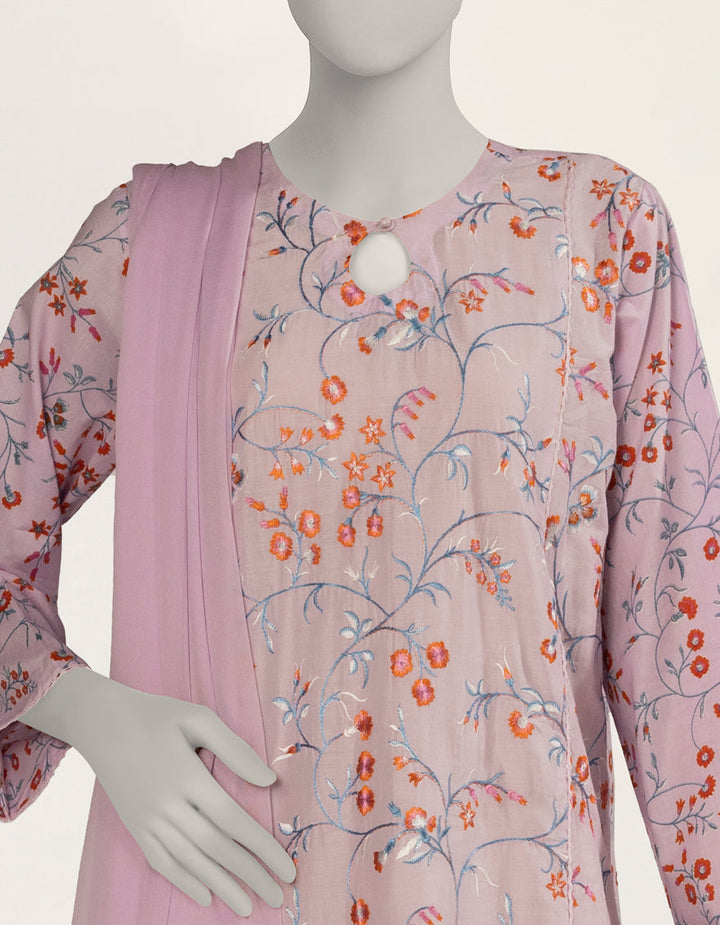 Liminal Pink Stitched Suit - J. Junaid Jamshed