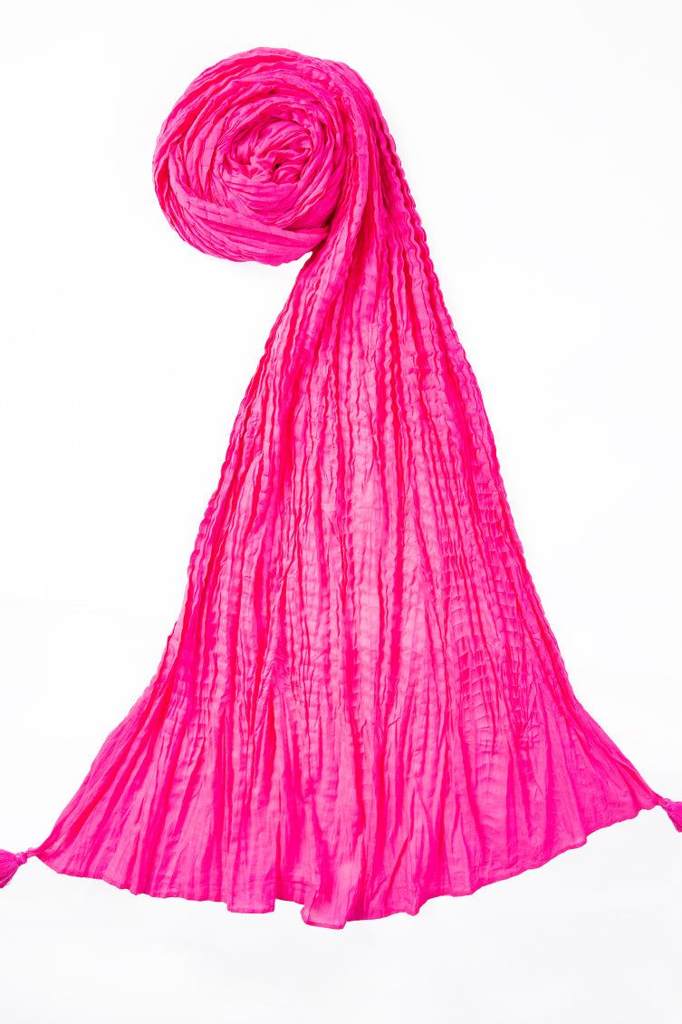 Lawn Pink Dupatta - J. Junaid Jamshed