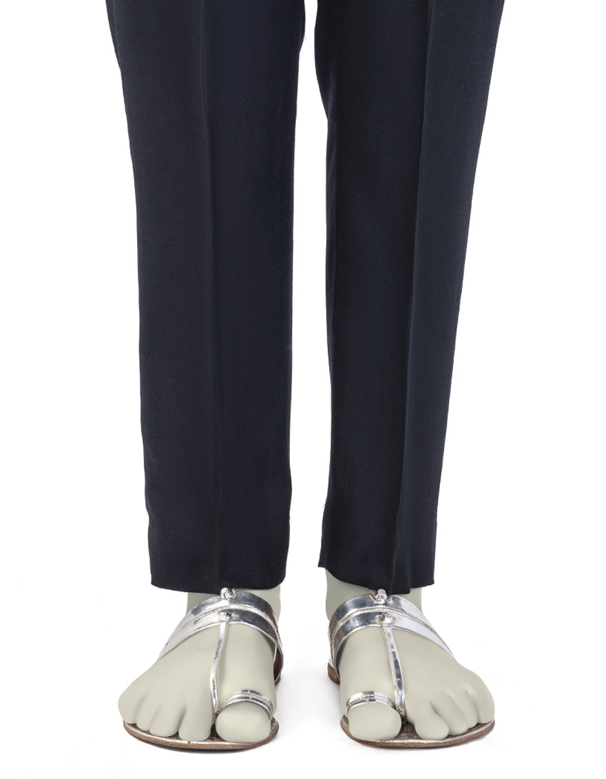 Lawn Blue Trouser - J. Junaid Jamshed