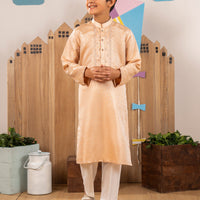 Blended Peach Special Kurta - J. Junaid Jamshed
