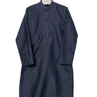 Blended Black Special Kurta - J. Junaid Jamshed
