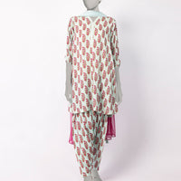 Linen Green Stitched Suit - J. Junaid Jamshed