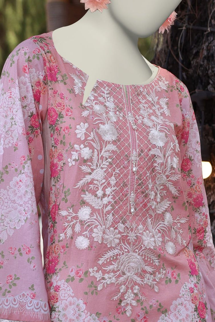Lawn Orange Kurti - J. Junaid Jamshed