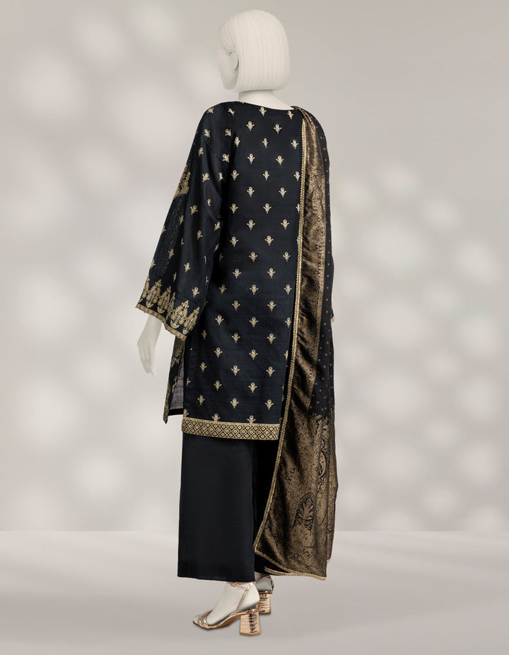 Khaddar Slub Multicolor Unstitched Suit - J. Junaid Jamshed