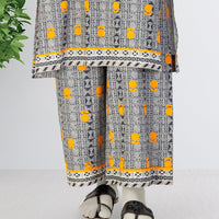 Lawn Black Trousers - J. Junaid Jamshed