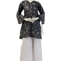 Lawn Black Kurti- J. Junaid Jamshed