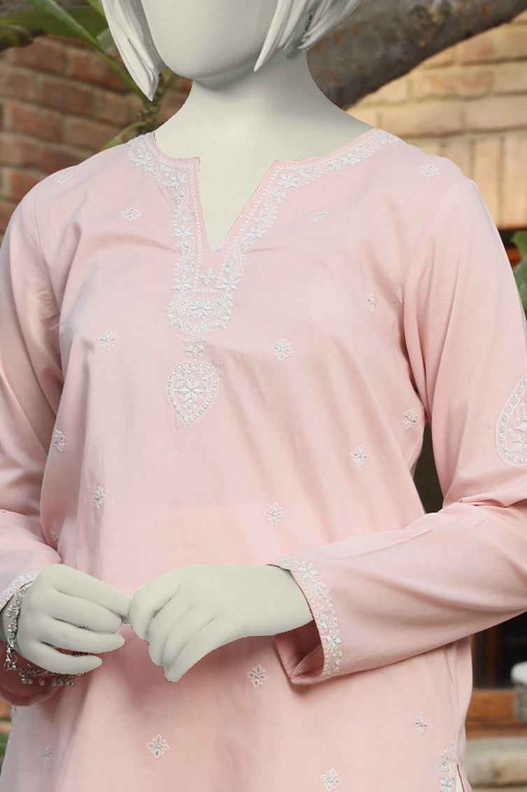 Lawn Pink Kurti - J. Junaid Jamshed