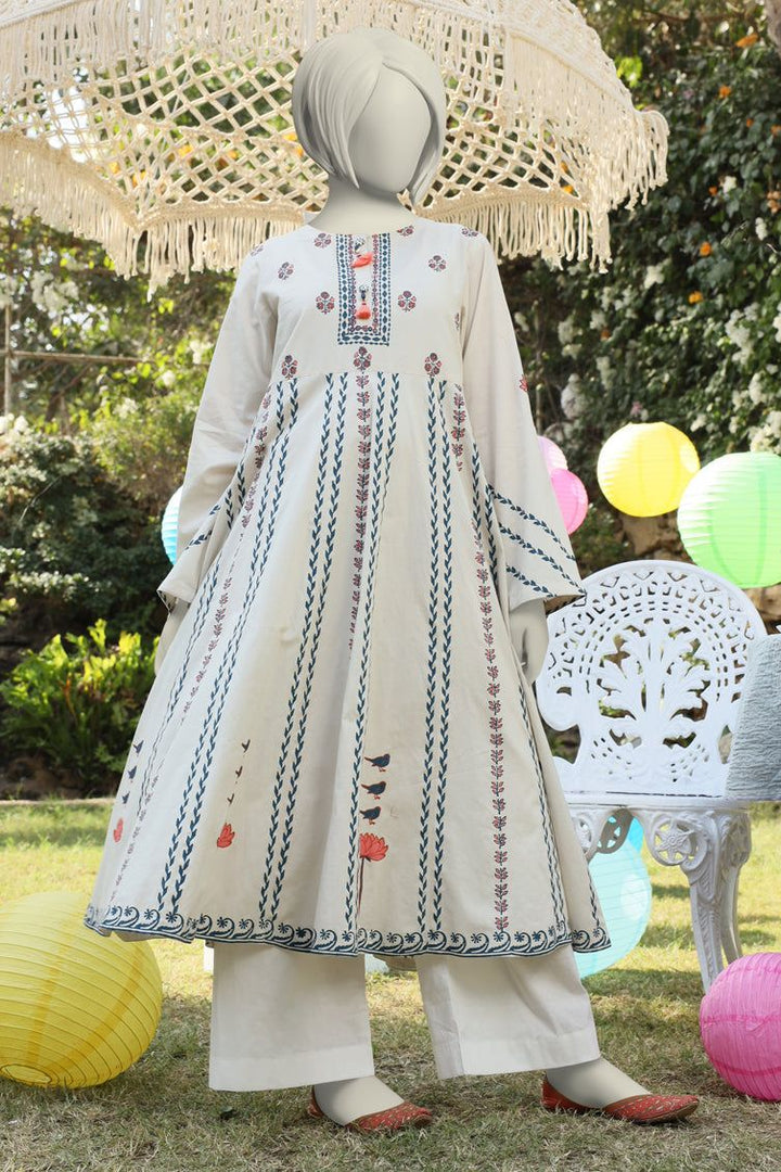 Dyed White Kurti - J. Junaid Jamshed