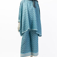 Lawn Blue Kurti - J. Junaid Jamshed