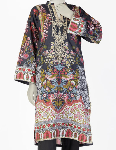 Lawn Multicolor Kurti - J. Junaid Jamshed