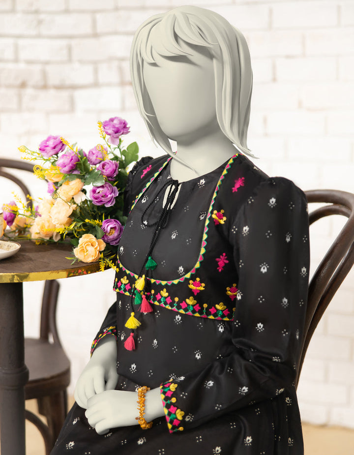 Lawn Black Kurti - J. Junaid Jamshed