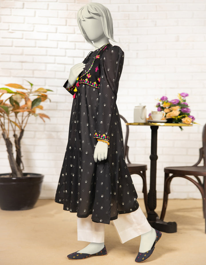 Lawn Black Kurti - J. Junaid Jamshed