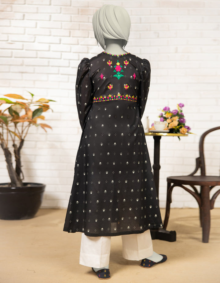 Lawn Black Kurti - J. Junaid Jamshed