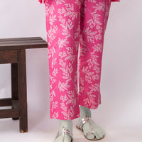 Lawn Pink Trouser - J. Junaid Jamshed