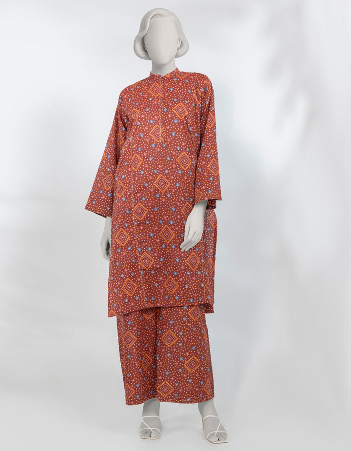 Lawn Multicolor Kurti - J. Junaid Jamshed
