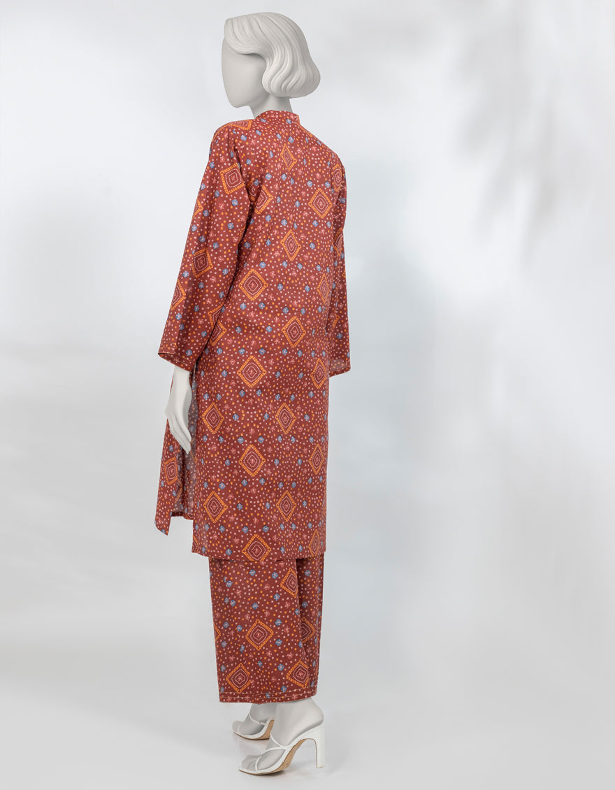 Lawn Multicolor Kurti - J. Junaid Jamshed