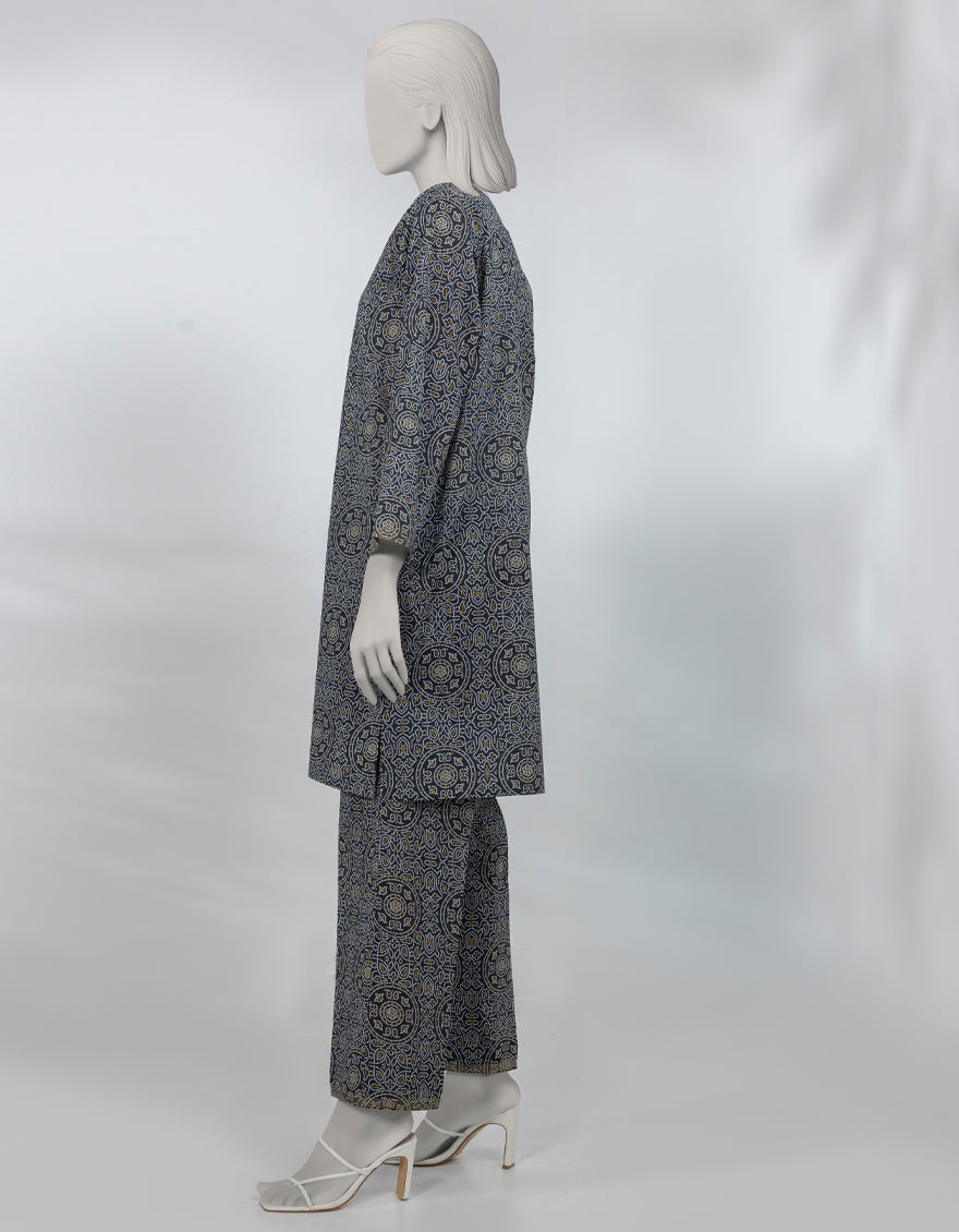 Lawn Black Kurti - J. Junaid Jamshed
