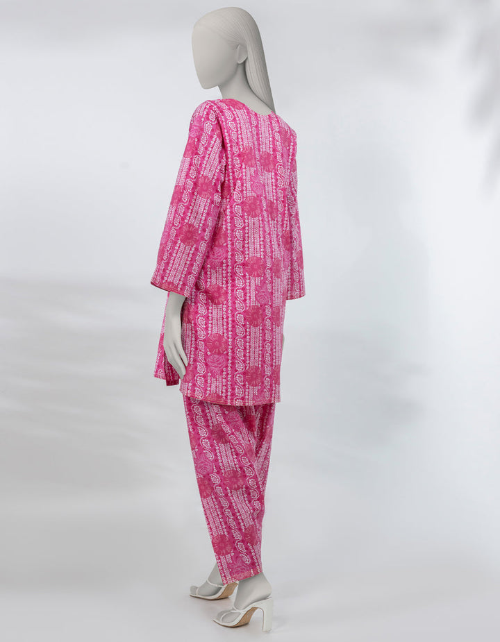 Lawn Pink Kurti - J. Junaid Jamshed