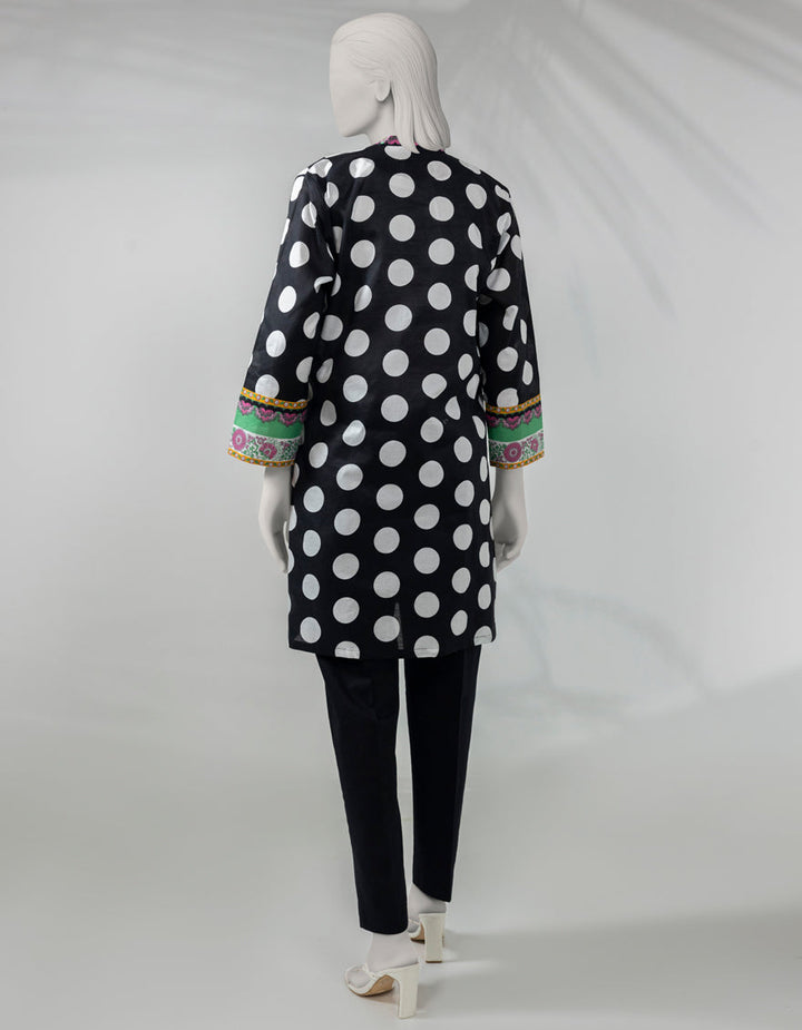 Lawn Black Kurti - J. Junaid Jamshed