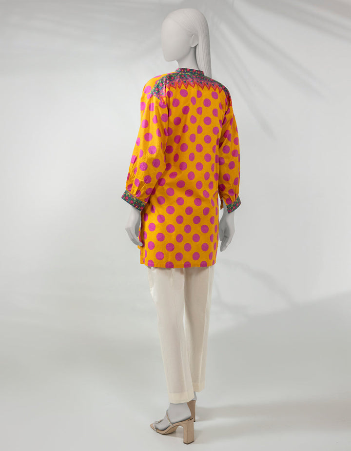 Lawn Orange Kurti - J. Junaid Jamshed
