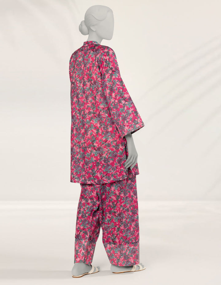 Lawn Pink Kurti - J. Junaid Jamshed