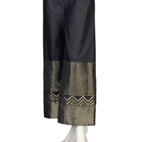 Jacquard Black Trouser - J. Junaid Jamshed