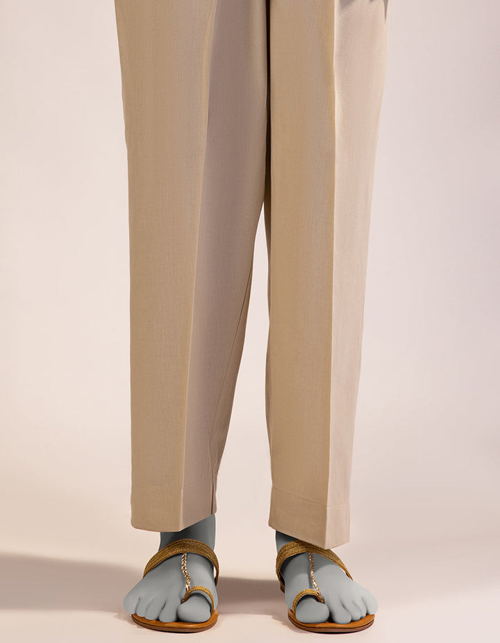 Lawn Grey Trouser - J. Junaid Jamshed