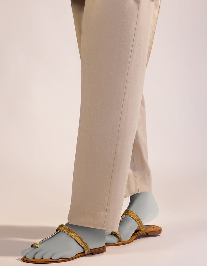 Lawn Grey Trouser - J. Junaid Jamshed