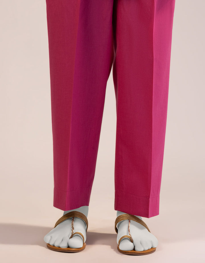 Lawn Pink Trouser - J. Junaid Jamshed