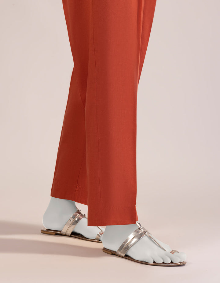 Lawn Brown Trouser - J. Junaid Jamshed