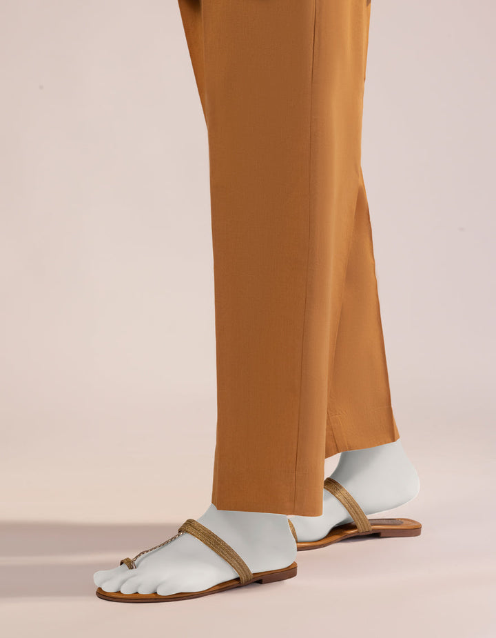 Lawn Mustard Trouser - J. Junaid Jamshed